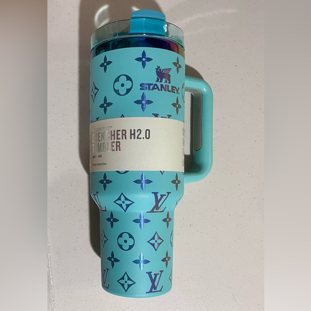 Stanley Teal Laser Printed Patterned Tumbler